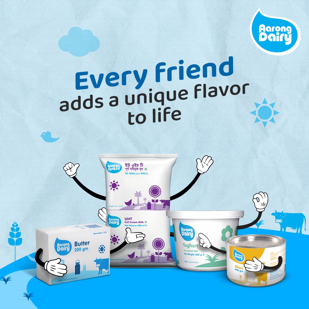 Aarong Dairy full product range